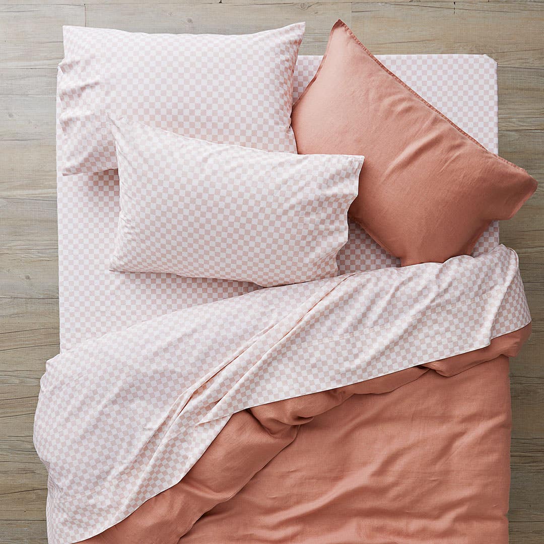 Aldo 250 TC Cotton Sheet Set - clay