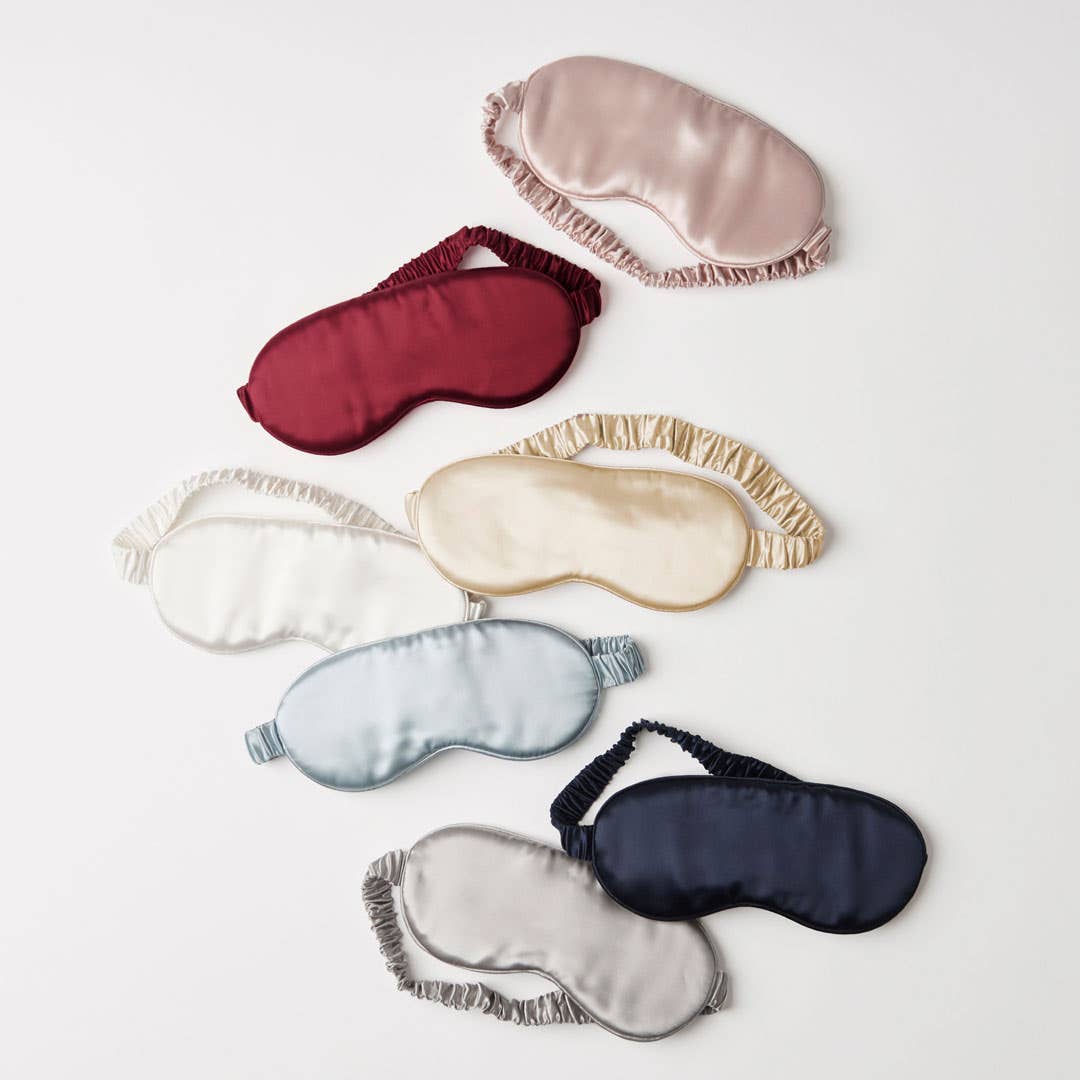 Silk Eye Mask - Blue