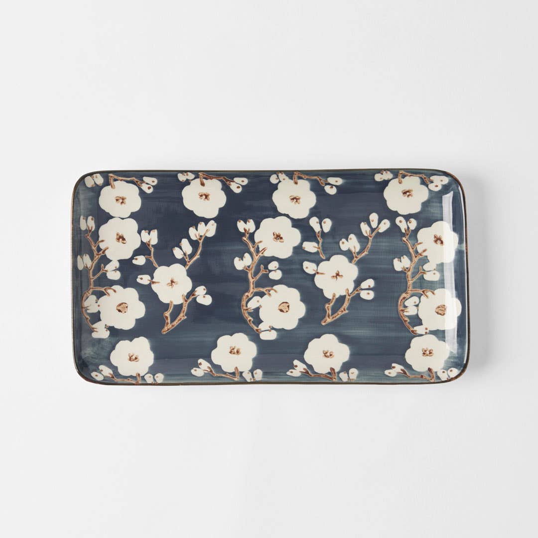 Cherry Blossom Rectangle Platter