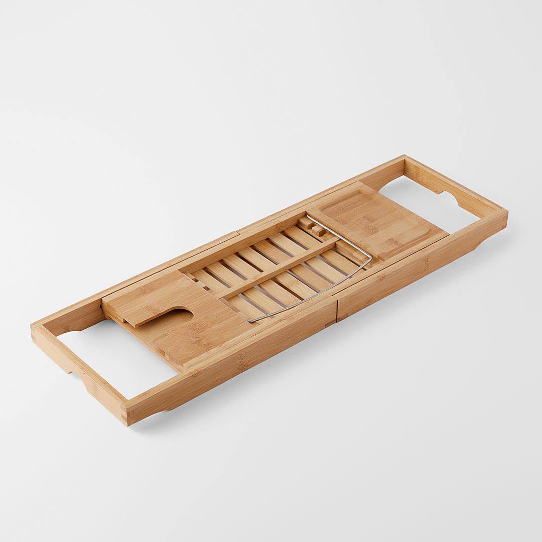 Extendable Bamboo Bath Caddy