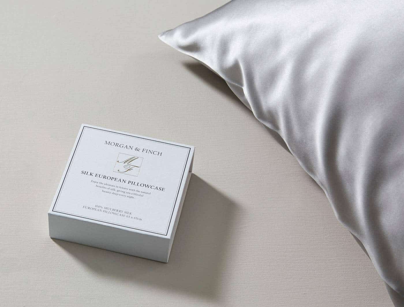 Silk Pillowcase - Silver