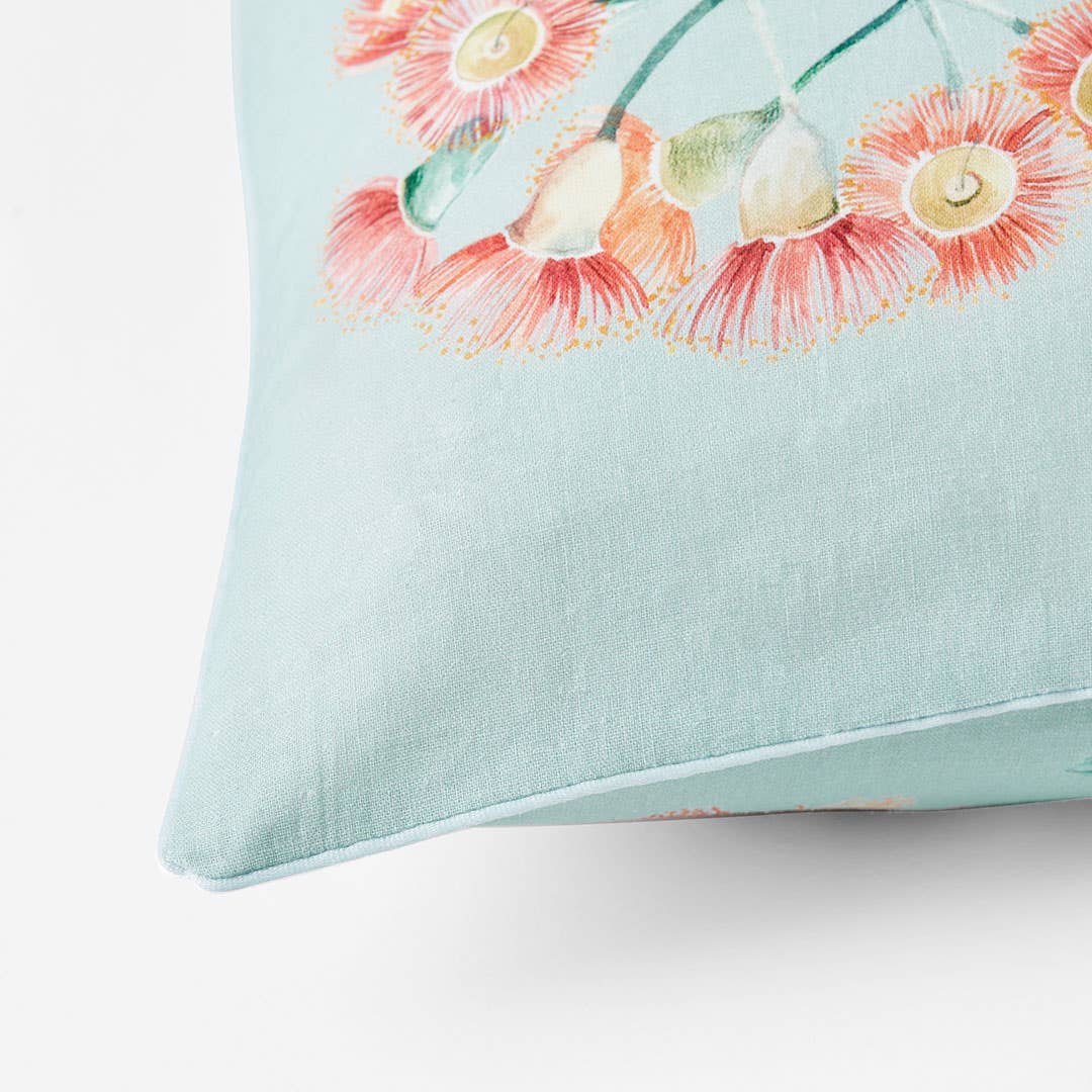 Currawong Cushion - Sage Floral