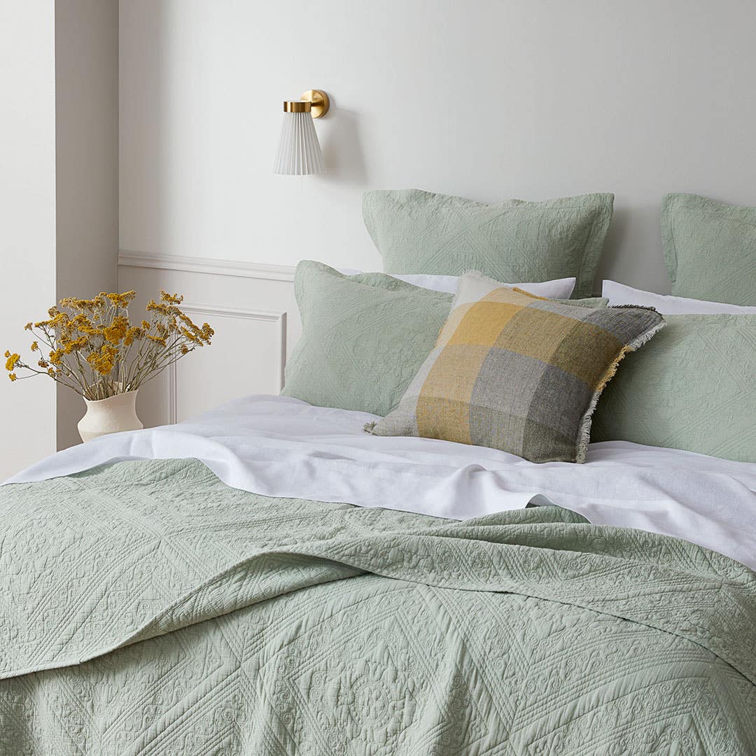 Asher Coverlet - Sage Green