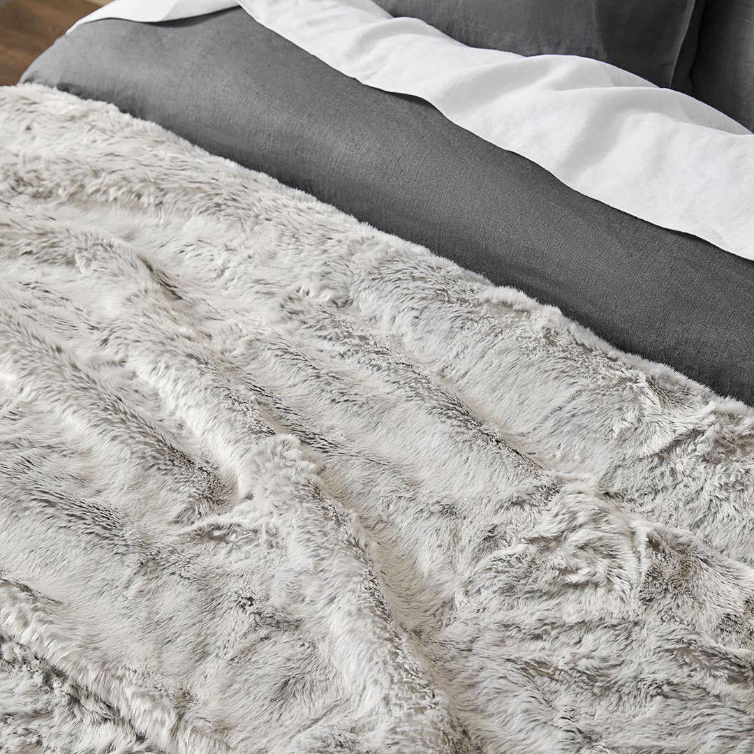 Arctic Faux Fur Coverlet