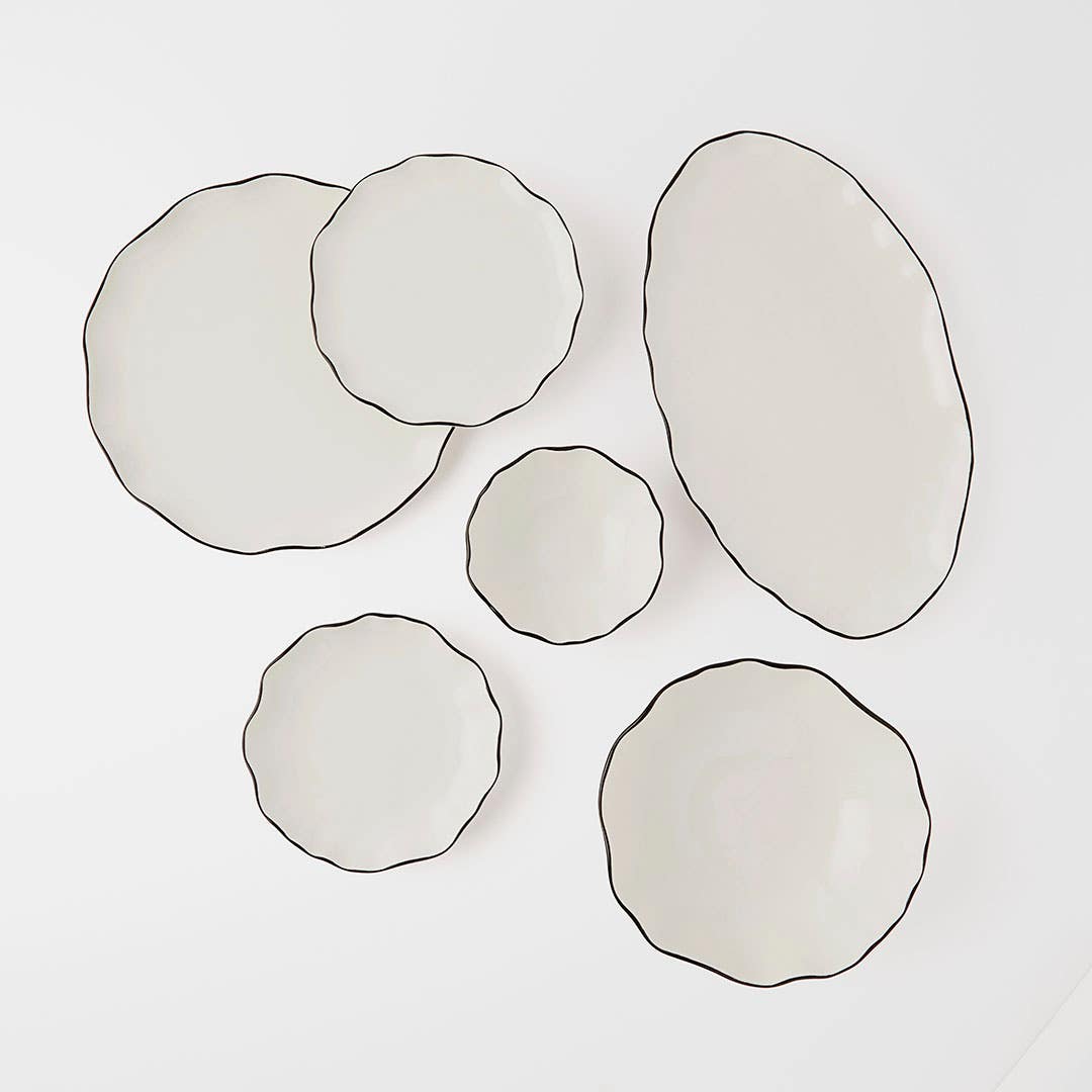 Newbry Side Plate - White