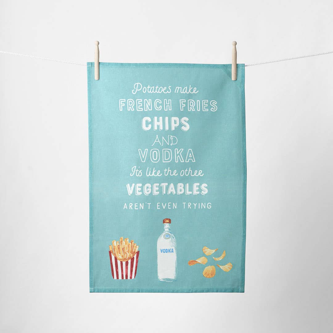 Potatoes Tea Towel