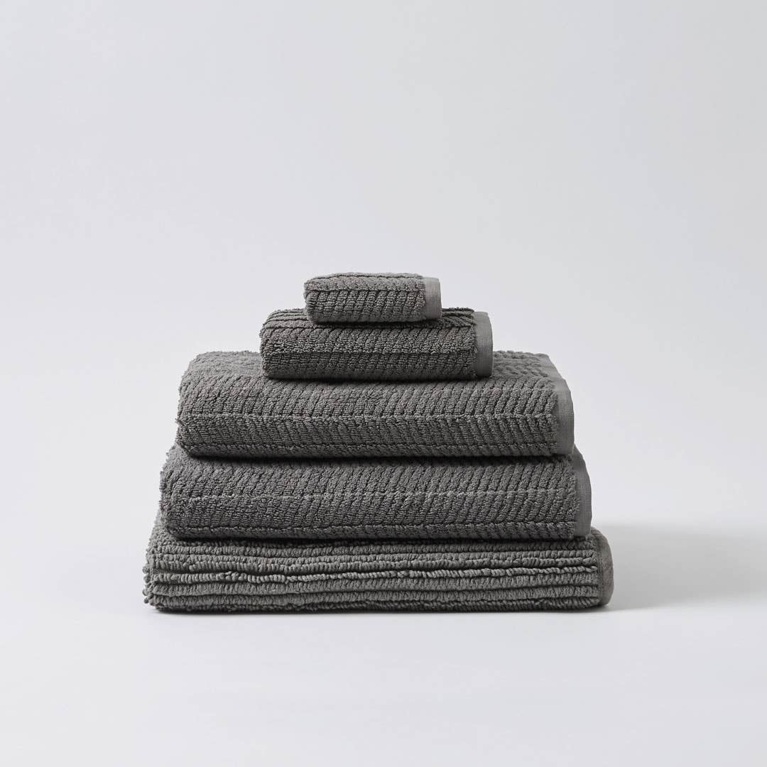 Devon Towel - Charcoal