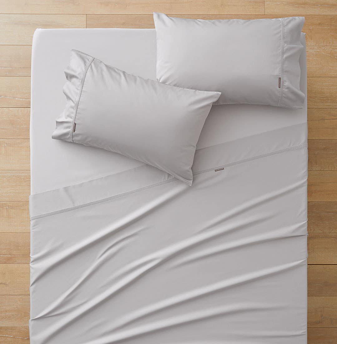 Honour 550 TC Cotton Sateen Sheet Set - Silver