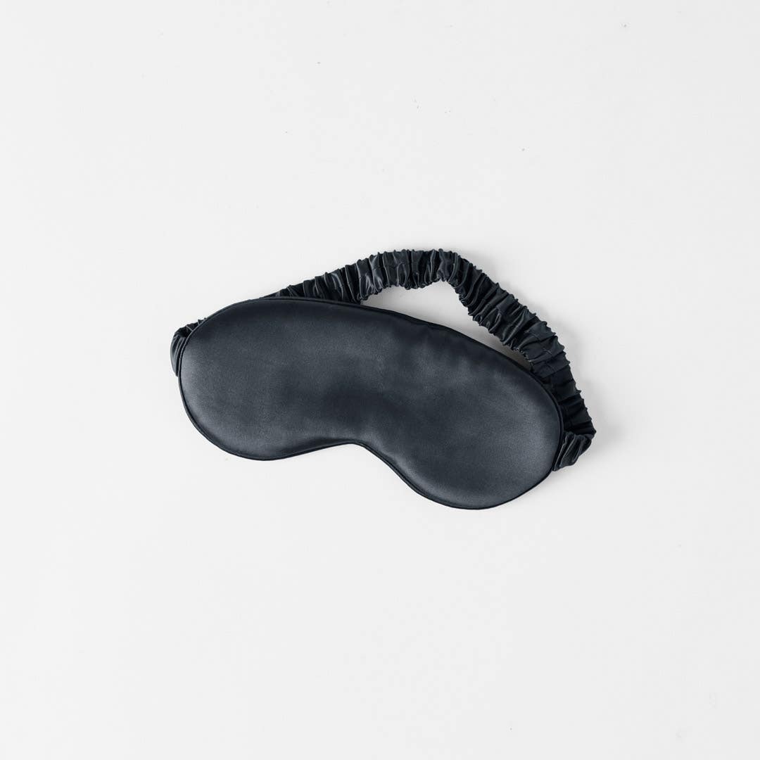 Silk Eye Mask - Charcoal