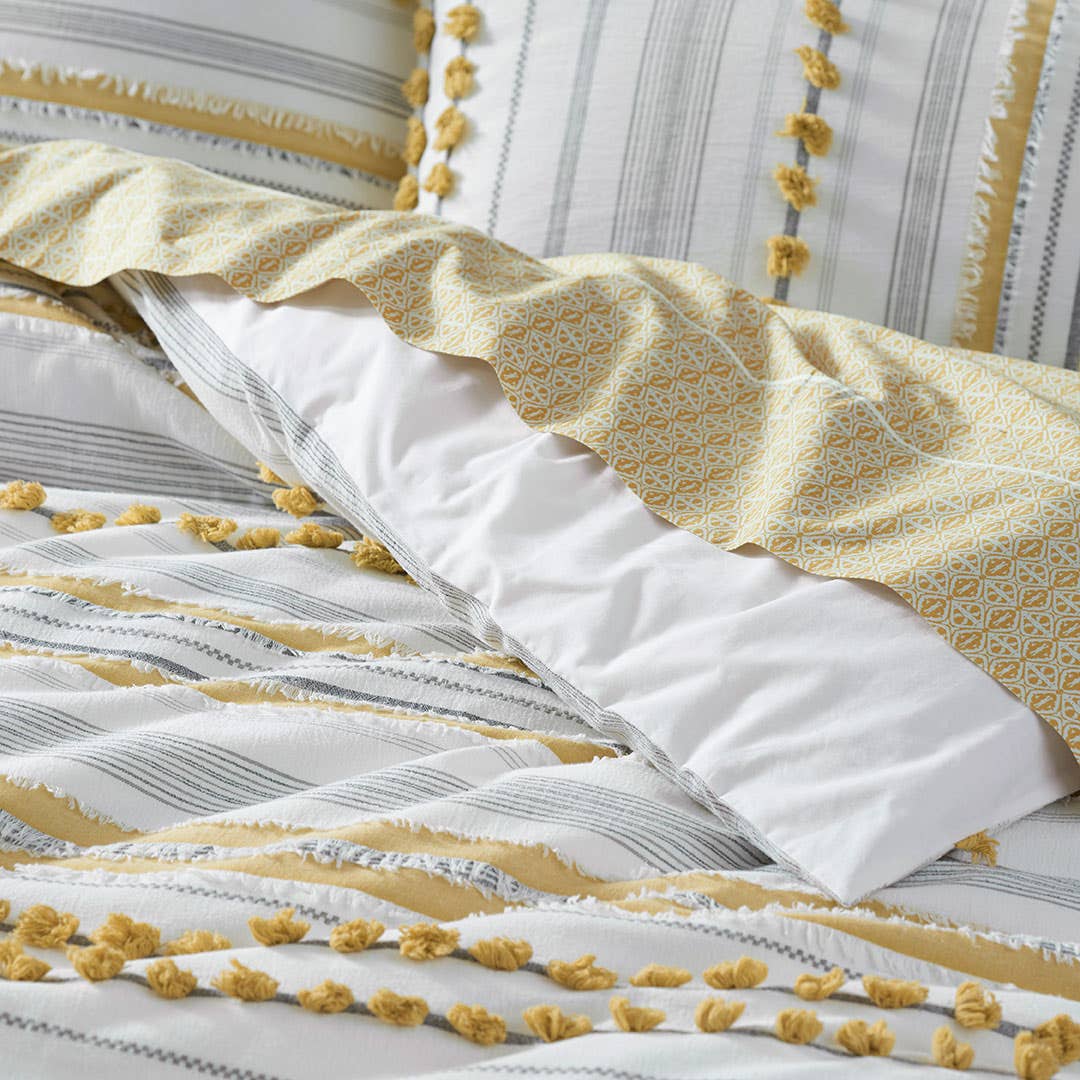 Chantico Quilt Cover - Mustard