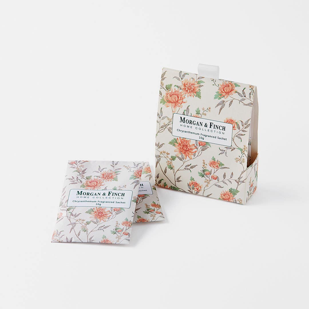 Chrysanthemum Boxed Sachet Set Of 4